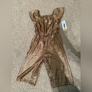 Metallic Gold Romper